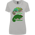 Chameleoff Chameleon Funny Off On Womens Wider Cut T-Shirt Sports Grey