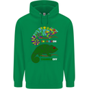 Chameleon Chameleoff Funny Off On Childrens Kids Hoodie Irish Green