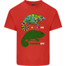 Chameleon Chameleoff Funny Off On Kids T-Shirt Childrens Red