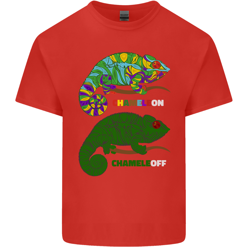 Chameleon Chameleoff Funny Off On Kids T-Shirt Childrens Red