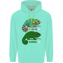 Chameleon Chameleoff Funny Off On Mens 80% Cotton Hoodie Peppermint