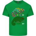 Chameleon Chameleoff Funny Off On Mens Cotton T-Shirt Tee Top Irish Green