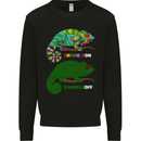 Chameleon Chameleoff Funny Off On Mens Sweatshirt Jumper Black