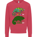 Chameleon Chameleoff Funny Off On Mens Sweatshirt Jumper Heliconia