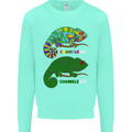 Chameleon Chameleoff Funny Off On Mens Sweatshirt Jumper Peppermint