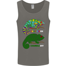 Chameleon Chameleoff Funny Off On Mens Vest Tank Top Charcoal