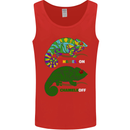 Chameleon Chameleoff Funny Off On Mens Vest Tank Top Red