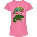 Chameleon Chameleoff Funny Off On Womens Petite Cut T-Shirt Azalea