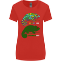 Chameleon Chameleoff Funny Off On Womens Wider Cut T-Shirt Red