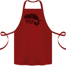Chameleon Reinvent Yourself Cotton Apron 100% Organic Maroon