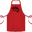 Chameleon Reinvent Yourself Cotton Apron 100% Organic Red