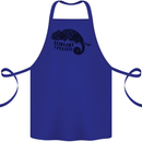 Chameleon Reinvent Yourself Cotton Apron 100% Organic Royal Blue