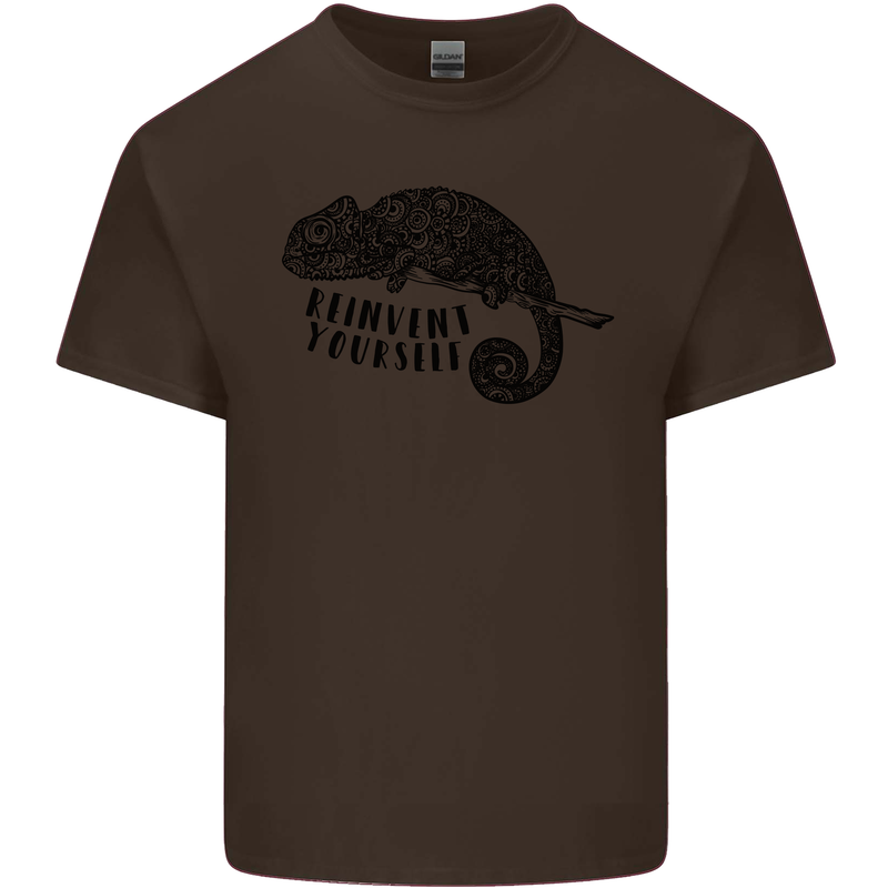 Chameleon Reinvent Yourself Kids T-Shirt Childrens Chocolate