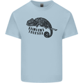 Chameleon Reinvent Yourself Kids T-Shirt Childrens Light Blue