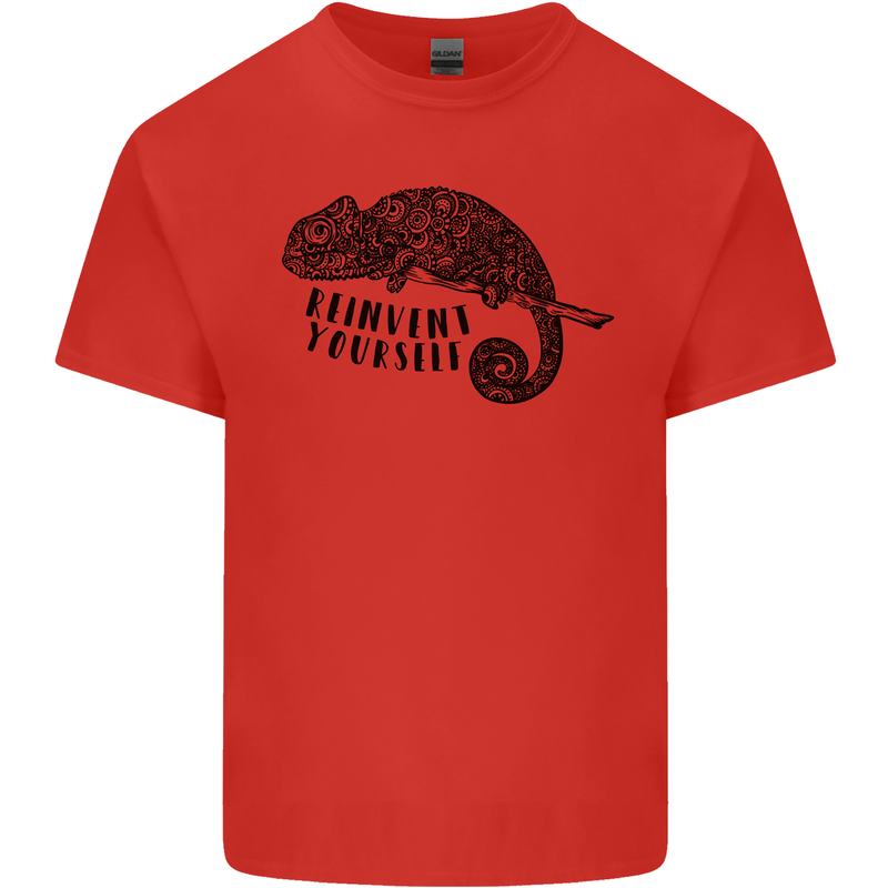 Chameleon Reinvent Yourself Kids T-Shirt Childrens Red