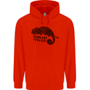 Chameleon Reinvent Yourself Mens 80% Cotton Hoodie Bright Red