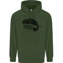 Chameleon Reinvent Yourself Mens 80% Cotton Hoodie Forest Green