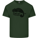 Chameleon Reinvent Yourself Mens Cotton T-Shirt Tee Top Forest Green