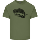 Chameleon Reinvent Yourself Mens Cotton T-Shirt Tee Top Military Green