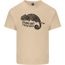 Chameleon Reinvent Yourself Mens Cotton T-Shirt Tee Top Sand