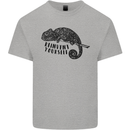 Chameleon Reinvent Yourself Mens Cotton T-Shirt Tee Top Sports Grey