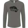 Chameleon Reinvent Yourself Mens Long Sleeve T-Shirt Charcoal