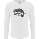 Chameleon Reinvent Yourself Mens Long Sleeve T-Shirt White