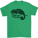 Chameleon Reinvent Yourself Mens T-Shirt Cotton Gildan Irish Green