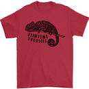 Chameleon Reinvent Yourself Mens T-Shirt Cotton Gildan Red