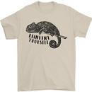 Chameleon Reinvent Yourself Mens T-Shirt Cotton Gildan Sand
