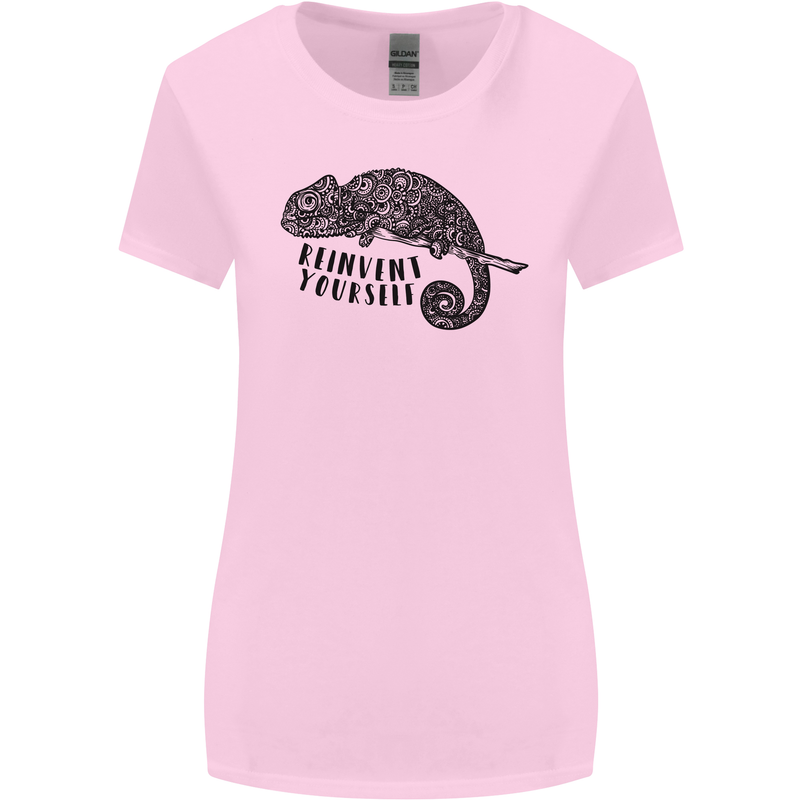Chameleon Reinvent Yourself Womens Wider Cut T-Shirt Light Pink