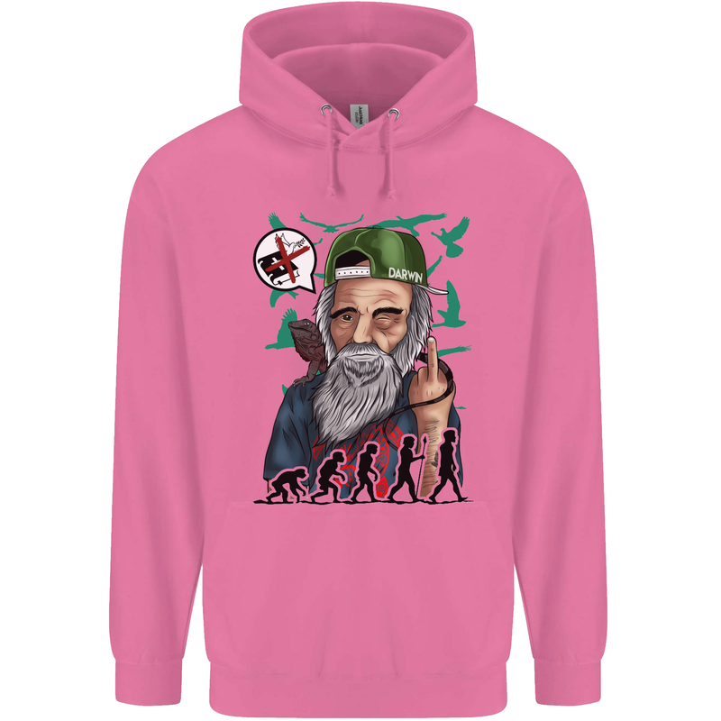 Charles Darwin Evolution Atheist Atheism Childrens Kids Hoodie Azalea