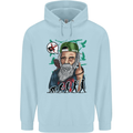 Charles Darwin Evolution Atheist Atheism Childrens Kids Hoodie Light Blue