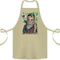 Charles Darwin Evolution Atheist Atheism Cotton Apron 100% Organic Khaki