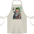 Charles Darwin Evolution Atheist Atheism Cotton Apron 100% Organic Natural