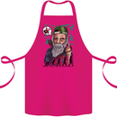 Charles Darwin Evolution Atheist Atheism Cotton Apron 100% Organic Pink