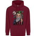 Charles Darwin Evolution Atheist Atheism Mens 80% Cotton Hoodie Maroon