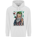Charles Darwin Evolution Atheist Atheism Mens 80% Cotton Hoodie White