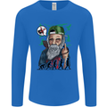 Charles Darwin Evolution Atheist Atheism Mens Long Sleeve T-Shirt Royal Blue