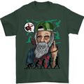 Charles Darwin Evolution Atheist Atheism Mens T-Shirt Cotton Gildan Forest Green