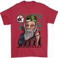 Charles Darwin Evolution Atheist Atheism Mens T-Shirt Cotton Gildan Red