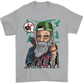 Charles Darwin Evolution Atheist Atheism Mens T-Shirt Cotton Gildan Sports Grey