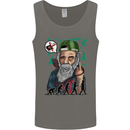 Charles Darwin Evolution Atheist Atheism Mens Vest Tank Top Charcoal