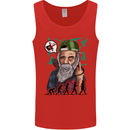 Charles Darwin Evolution Atheist Atheism Mens Vest Tank Top Red
