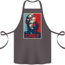 Che Chef Cooking Cook BBQ Funny Cotton Apron 100% Organic Dark Grey