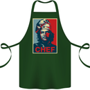 Che Chef Cooking Cook BBQ Funny Cotton Apron 100% Organic Forest Green