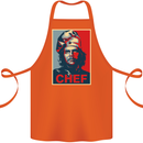 Che Chef Cooking Cook BBQ Funny Cotton Apron 100% Organic Orange