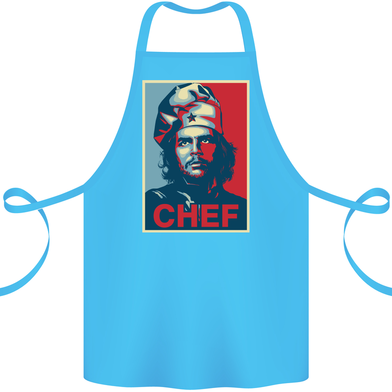 Che Chef Cooking Cook BBQ Funny Cotton Apron 100% Organic Turquoise
