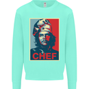 Che Chef Cooking Cook BBQ Funny Kids Sweatshirt Jumper Peppermint