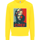 Che Chef Cooking Cook BBQ Funny Kids Sweatshirt Jumper Yellow
